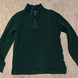 Boys Polo Ralph Lauren Quarter Zip Pullover – Size Medium (10–12)